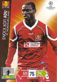 Enock Kofi Adu FC Nordsjaelland 2012/13 Panini Adrenalyn XL CL #178